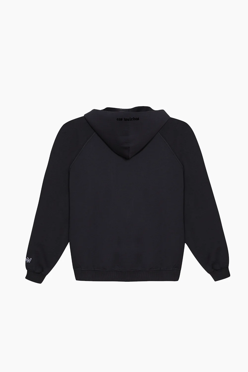 ANTHRACITE rhinestone oversized hoodie