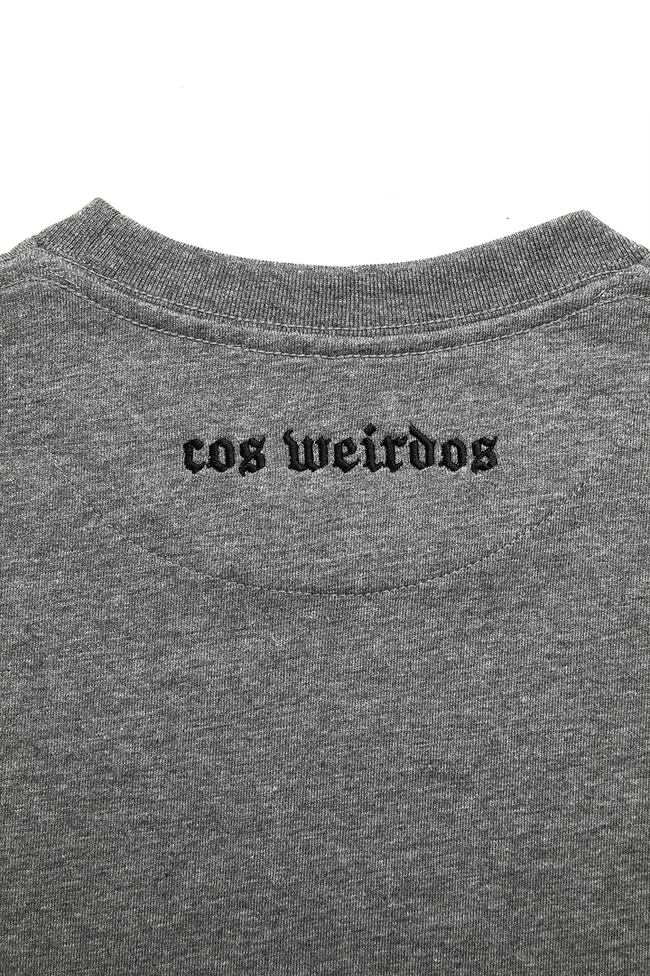 CHARCOAL rhinestone t-shirt