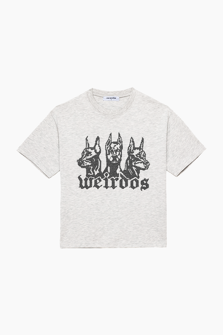 GREY FOG rhinestone t-shirt