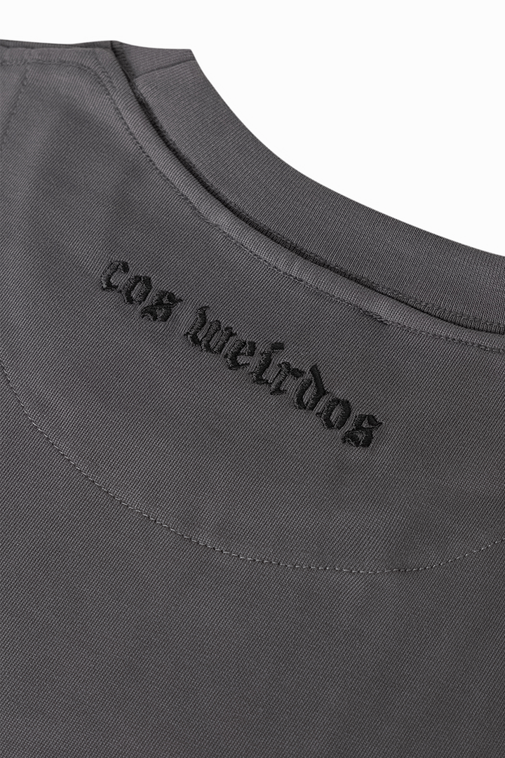 ANTHRACITE rhinestone t-shirt