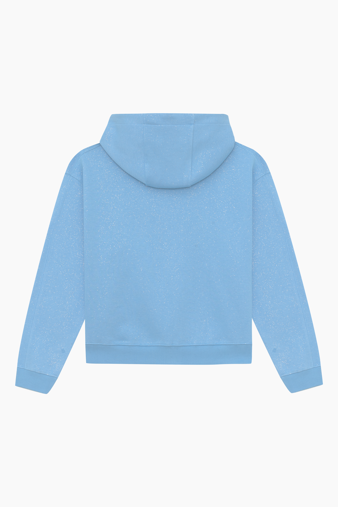 AQUA shiny zipped oversized hoodie