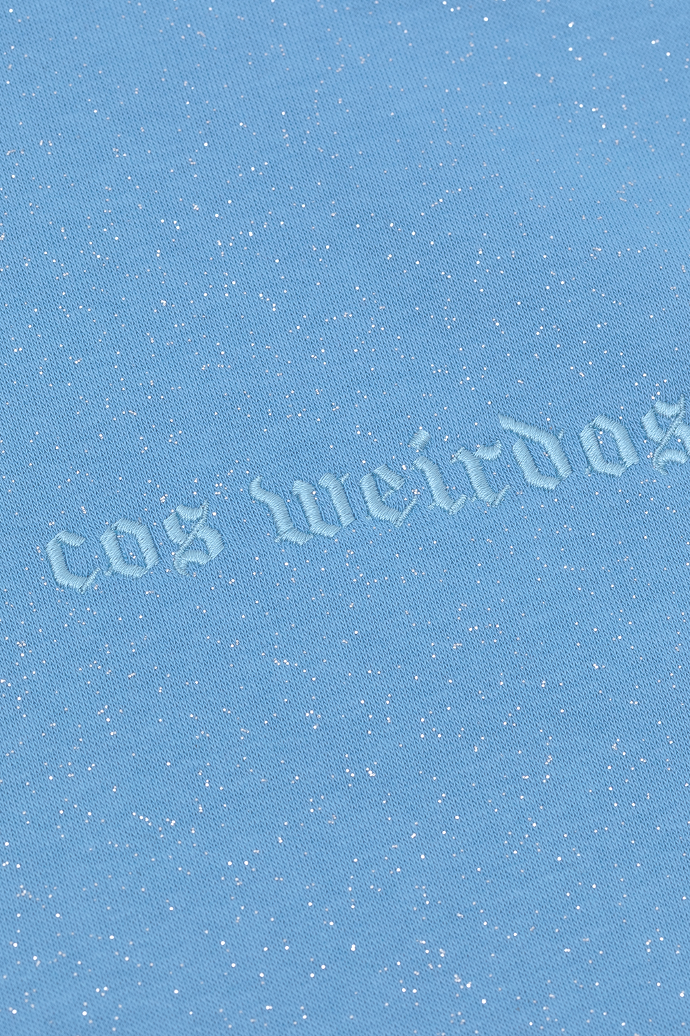 AQUA shiny zipped oversized hoodie