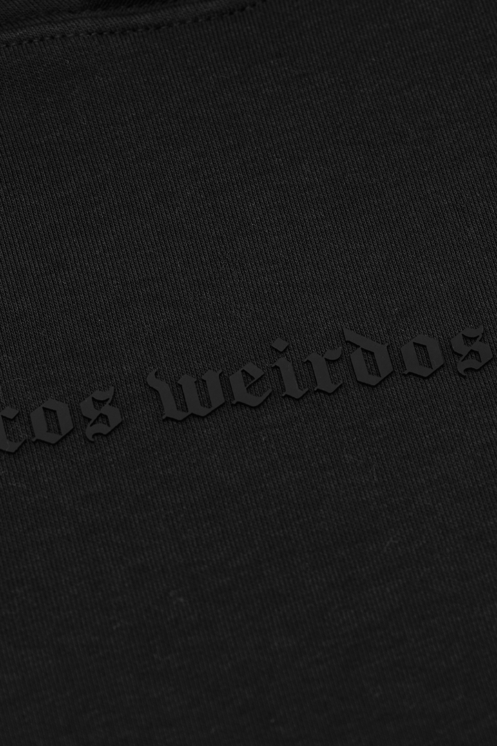 BLACK basic oversized hoodie