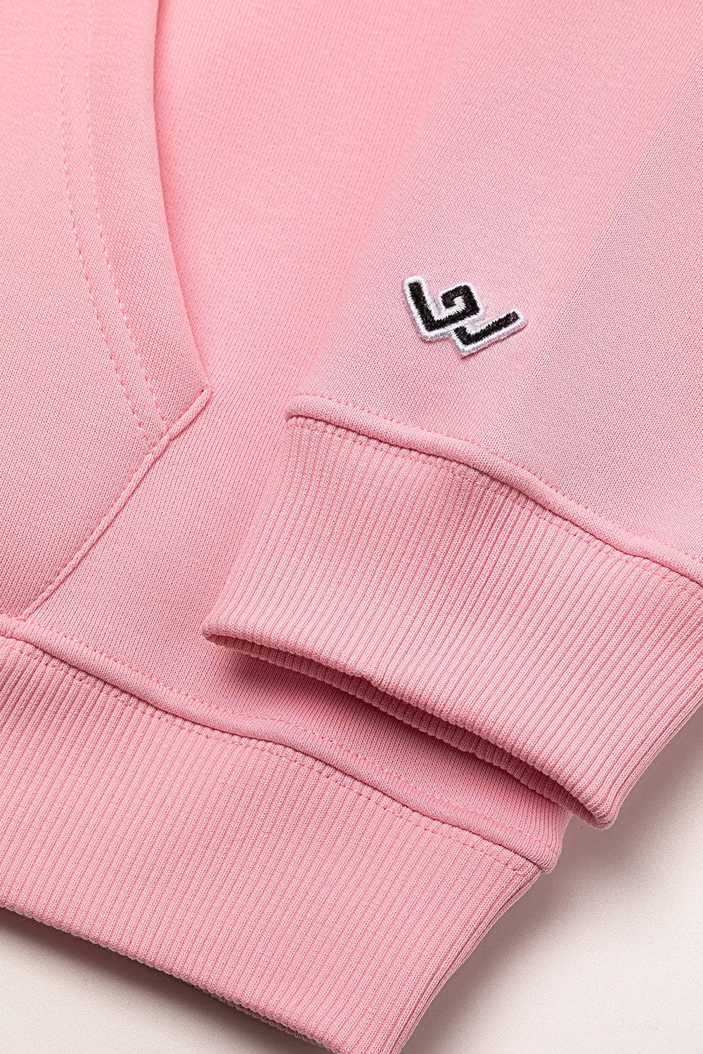 BLUSH rhinestone oversized hoodie