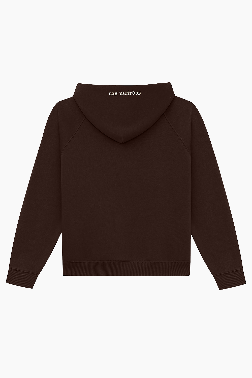 BROWN basic oversized hoodie