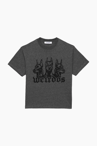 CHARCOAL rhinestone t-shirt