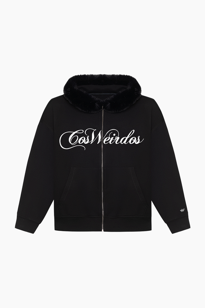 FUR zip hoodie