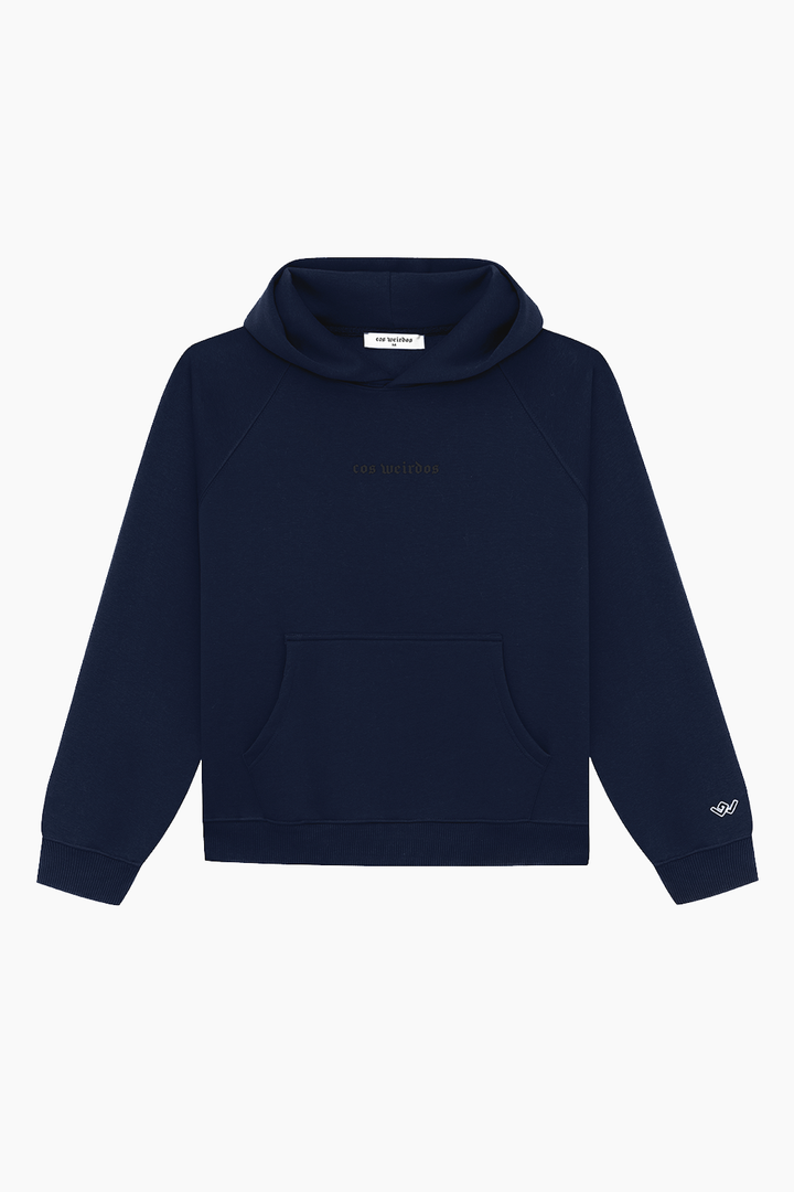 INDIGO basic oversized hoodie