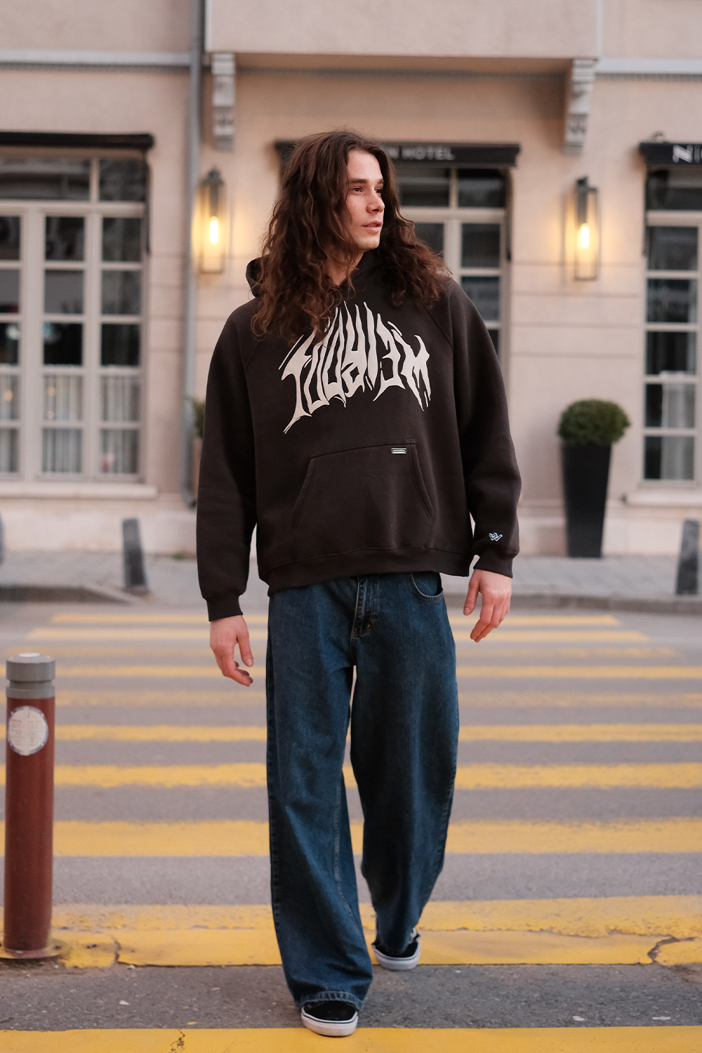 ONYX puff oversized hoodie