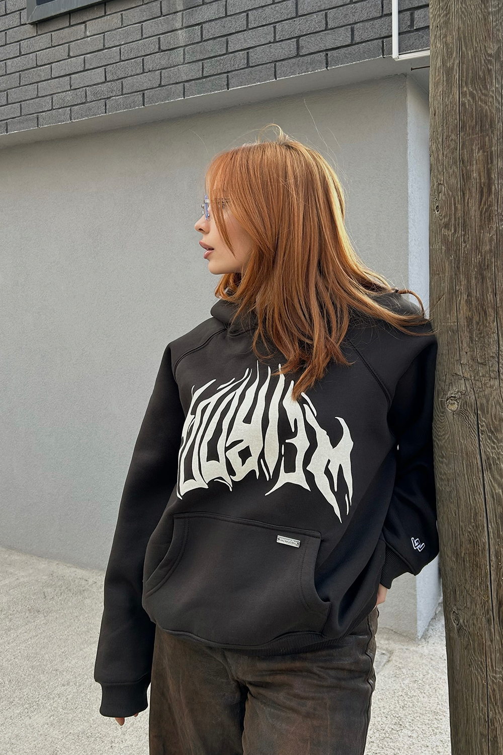 ONYX puff oversized hoodie