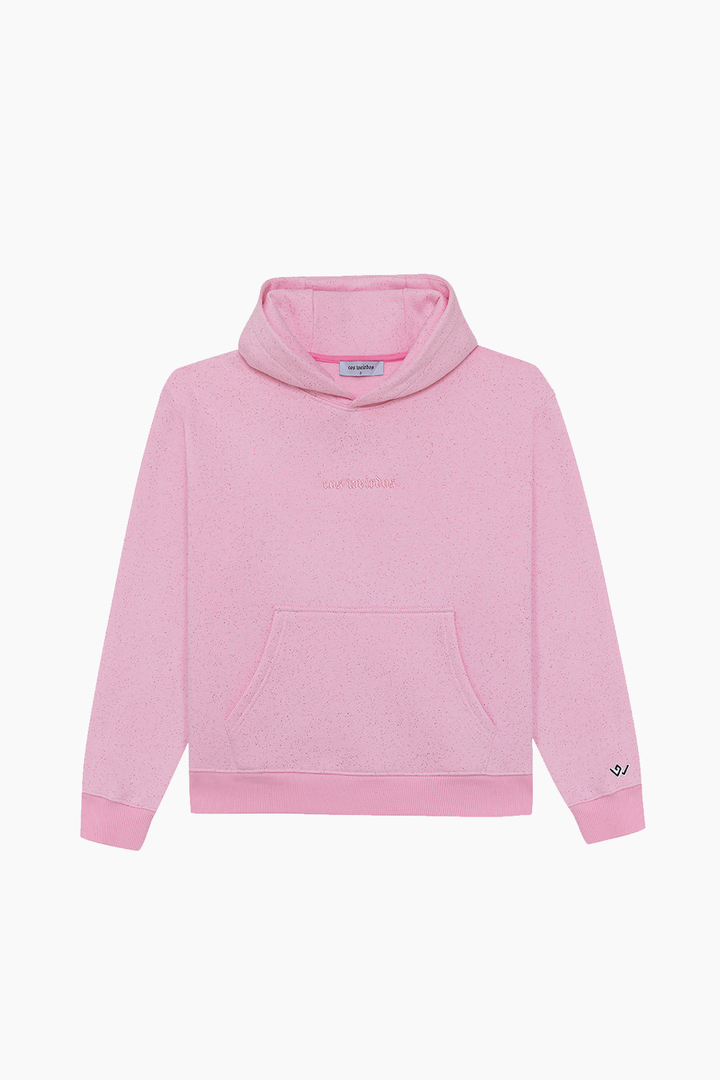 PINKY shiny oversized hoodie