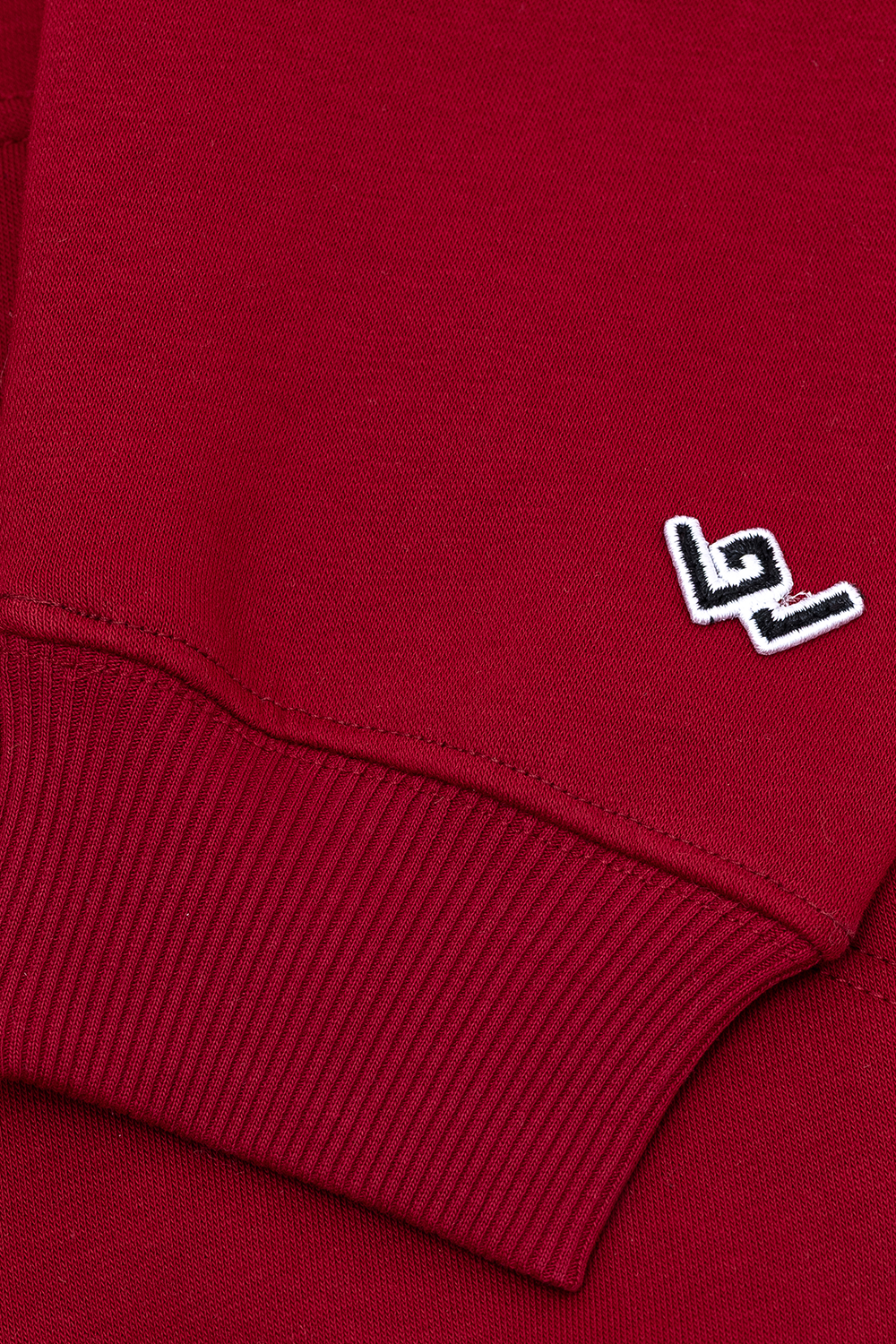 BURGUNDY basic oversized hoodie
