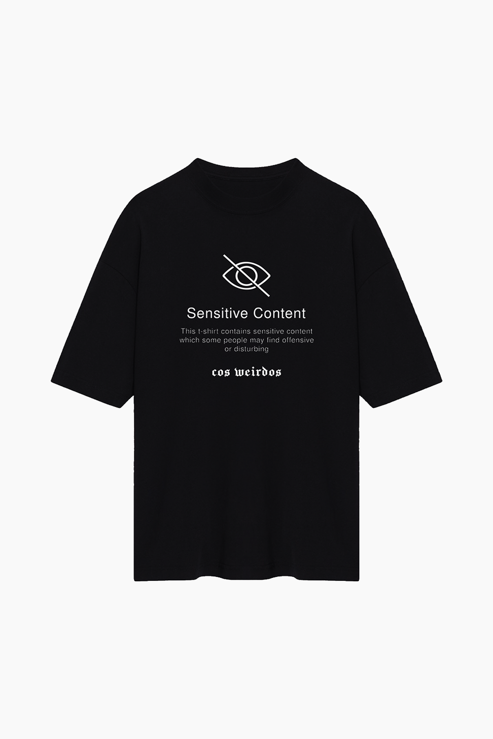 SENSITIVECONTENT oversized t-shirt