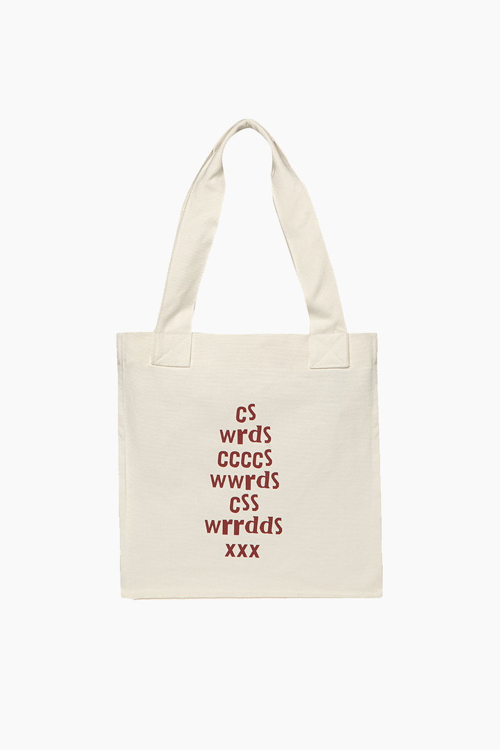 WRRDDS tote bag